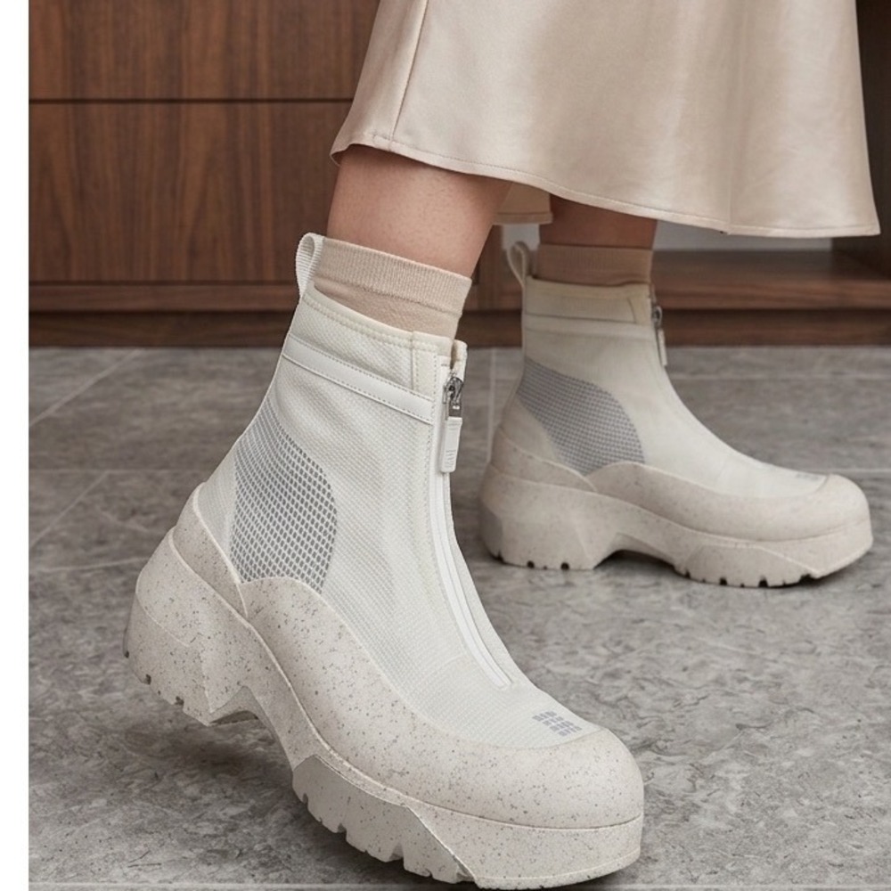 Converse x A-COLD-WALL* Geo Forma Boot Womens White Speckled Platform‎ 7.5